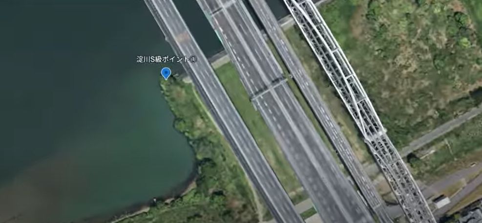 淀川八雲ワンドの近所にあるバス釣りS級ポイント